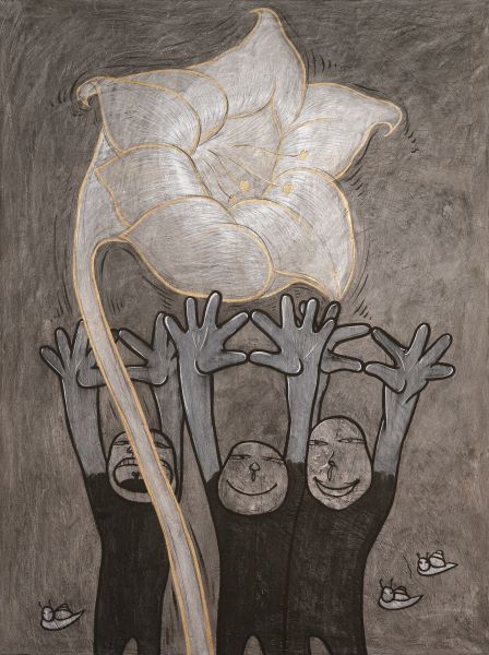 [2007] Secret Garden, Acrylic...canvas, 260x194cm